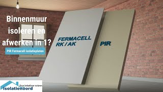 Binnenmuur isoleren en afwerken met PIR Fermacell Isolatieplaten  isolatienoordnl [upl. by Reeva841]