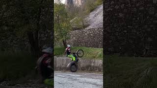 NEVER GIVE UP  JUMP AND HUGE WET WALL PRACTICE  Montesa 301 motivation trials honda extreme [upl. by Jezabella]