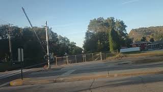 BNSF Southbound Short Intermodal Train at La Crosse WI 101624 [upl. by Oruam233]