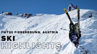 FWT20 Fieberbrunn Austria  Ski Highlights [upl. by Esoryram]