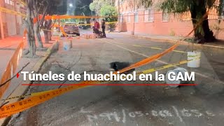 ¿Túneles bajo tierra  Autoridades investigan posibles tomas clandestinas en la Gustavo A Madero [upl. by Virge]