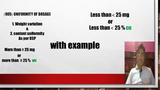 Pharma master 905 uniformity of dosage unit [upl. by Macnair]