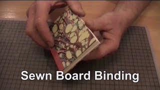 Easy Bookbinding Sewn Board Binding [upl. by Oilalue]