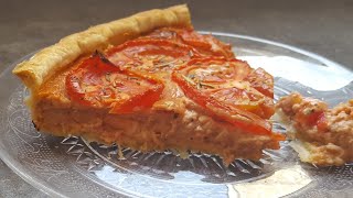 ♡♡ QUICHE LÉGÈRE AU THON ET TOMATE  RECETTE FACILE ET RAPIDE  ♡♡ [upl. by Eanad724]