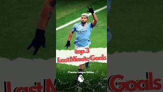 Premier League Top 3 Last Minute Goals That Will Shocked You 💥 [upl. by Kucik]