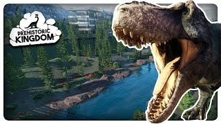 Building a Zipline Over A T Rex Habitat in Prehistoric Kingdom [upl. by Idolah]