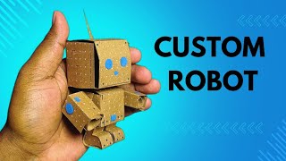 Easily Make a Amazing Miniature ROBOT With Cardboard at Home  Robot Toy diy cardboard [upl. by Serafina825]