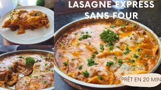 LASAGNE de la Flemme une recette sans FOUR et SANS BÉCHAMEL [upl. by Strain483]