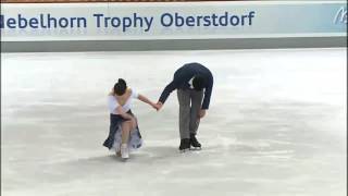 Anna CAPPELLINI  Luca LANOTTE SD Nebelhorn Trophy 2016 [upl. by Nodnorb163]