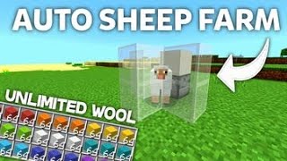 Easiest Automatic sheep farm Tutorial 121 [upl. by Ahtnama]