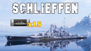 World of WarShips Schlieffen  8 Kills 313K Damage [upl. by Hwu]