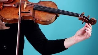 How to Tune the Strings  Violin Lessons [upl. by Enelaehs]