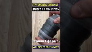 Ukrainian FPV Drones Sphere 11 Ammunition  How it Works drones grenade army [upl. by Stultz]