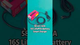 584V 40A 16S LiFePO4 Battery Charger batterycharger diy lithiumbatterycharger [upl. by Mose432]