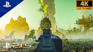 Helldivers 2 First Person  LOOKS ABSOLUTELY TERRIFYING  Ultra Realistic Graphics Gameplay 4K 60FPS [upl. by Notreb377]