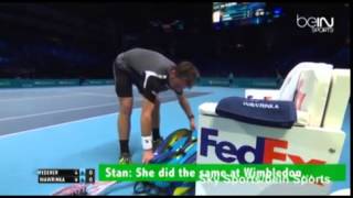 NEW FOOTAGE Wawrinka Mirka heckled me [upl. by Rambert706]