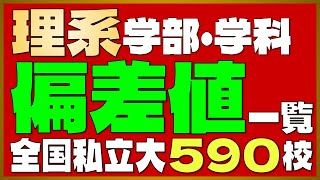 【全国版】私立大学590校 偏差値一覧＜理系・医学部＞【2024年度最新版】【早慶上智・ICU・MARCH・関関同立・成成明学・日東駒専・産近甲龍】 [upl. by Hite]