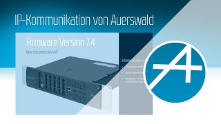 Onlineseminar IPKommunikation von Auerswald mit Release 74 [upl. by Cindelyn869]