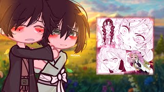 Past Mitsuri’s family react to Mitsuri🍡 ObaMitsuKanroji Family ReactKNY DEMON SLAYER [upl. by Ahtikal819]