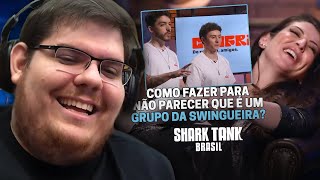 CASIMIRO REAGE TINDER DE AMIZADES E NEGÓCIOS SHARK TANK BRASIL 9ª TEMP  Cortes do Casimito [upl. by Adebayo270]