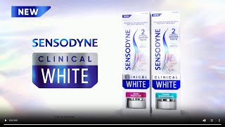 Connected TV Ads  Sensodyne 15s Toothpaste Clinical White Commercial February 2024 [upl. by Adorne]