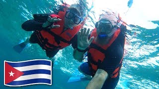 Catamaran Trip to Beautiful Coral Reef 🇨🇺 Cayo Guillermo Cuba [upl. by Ahteral]