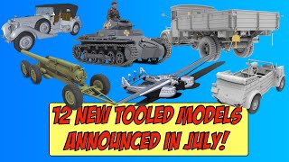 Scale Model Kits Whats Been Announced in July 2024  One is TAMIYA [upl. by Edmead641]