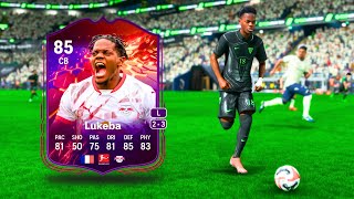 ONLY 20K 😳 85 Trailblazers Lukeba SBC Player Review  FC 25 Ultimate Team [upl. by Annnora]