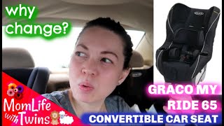 GRACO MY RIDE 65 CONVERTIBLE CAR SEAT REVIEW AND INSTALLATION GUIDE [upl. by Adorl]