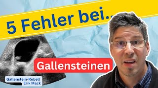 Die 5 größten Fehler wenn Du Gallensteine hast [upl. by Irwin]