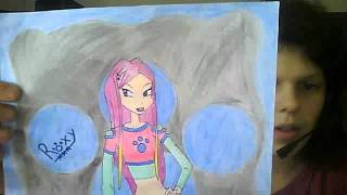 Winx Club mijn Roxy tekening [upl. by Ainirtac]