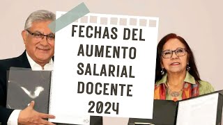 ¿¿CUÁNDO SABREMOS SI NOS DARAN EL AUMENTO SALARIAL DOCENTE 2024 [upl. by Granlund608]