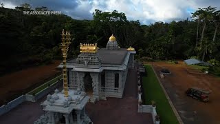 Hawaii Hindu Monastery draws Monks and Pilgrims [upl. by Feliza993]