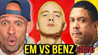 Eminem VS Benzino 2024 Both DISS tracks Doomsday Pt 2 amp Vulturius REACTION [upl. by Fauver]