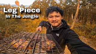 Leg Piece In The Jungle Food Vlog Masu Lovers [upl. by Anaerol]