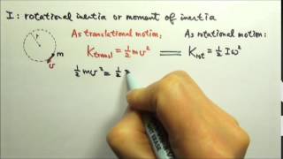 AP Physics 1 Rotation 16 Rotational Inertia or Moment of Inertia Derivation of Equation [upl. by Anitaf]