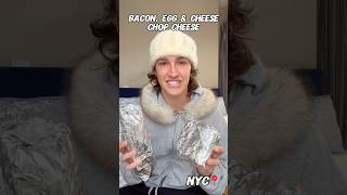 ocky way baconeggandcheese choppedcheese mukbang [upl. by Leiso]