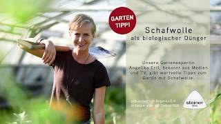 Schafwolle als natürlicher Dünger für den Garten  ORF Bio Gärtnerin Angelika Ertl [upl. by Pelpel]