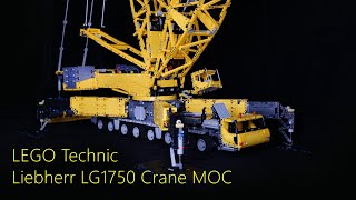 LEGO Technic  Liebherr LG1750 Crane MOC 12135PCS [upl. by Halford]