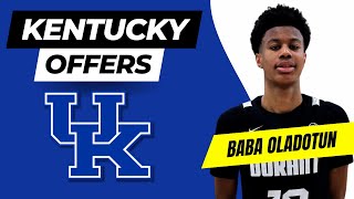 Kentucky Offers The Number 1 Player In The 2027 Class Baba Oladotun [upl. by Isman]