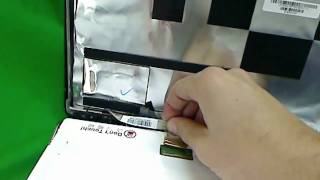 HP dv73173nr Laptop Screen Replacement Procedure [upl. by Berns]