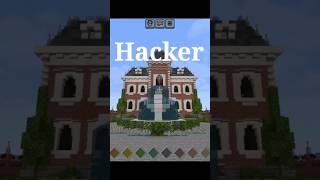 Minecraft Noob Vs Pro Vs HACKER House Building shorts minecraft hakergaming youtube memes [upl. by Hatch]