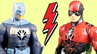 Kid Flash Meets Batman  Big Brother Flash Stops Ben 10 Robot  Superhero Adventure [upl. by Moss]