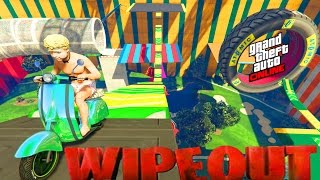 TOTAL WIPEOUT PARKOUR  GTA 5 ONLINE [upl. by Portingale]