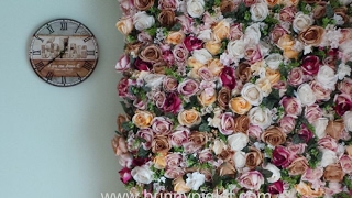 Tutorial on DIY Flower Wall [upl. by Queen]