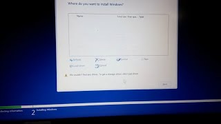 we couldnt find any drives to get a storage driver [upl. by Anigger700]