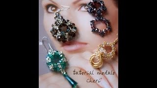 DIY Tutorial modulo quotCherìquot  per orecchini o bracciali [upl. by Bartle285]