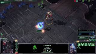 Starcraft 2  Protoss Archon vs Protoss Colossus  No UpgradesPowers [upl. by Hyacintha]