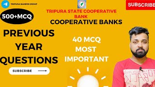 credit cooperative awareness  cooperative bank previous year questions and answers  PYQs [upl. by Atnoek]