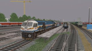 FLG WDP4D Shunting of 16587 Bikaner Express in yesvantpur junction Railworks Train simulator [upl. by Ayahc]